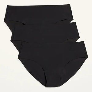 3 Pack Women’s Seamless Hipster Underwear - M - Black